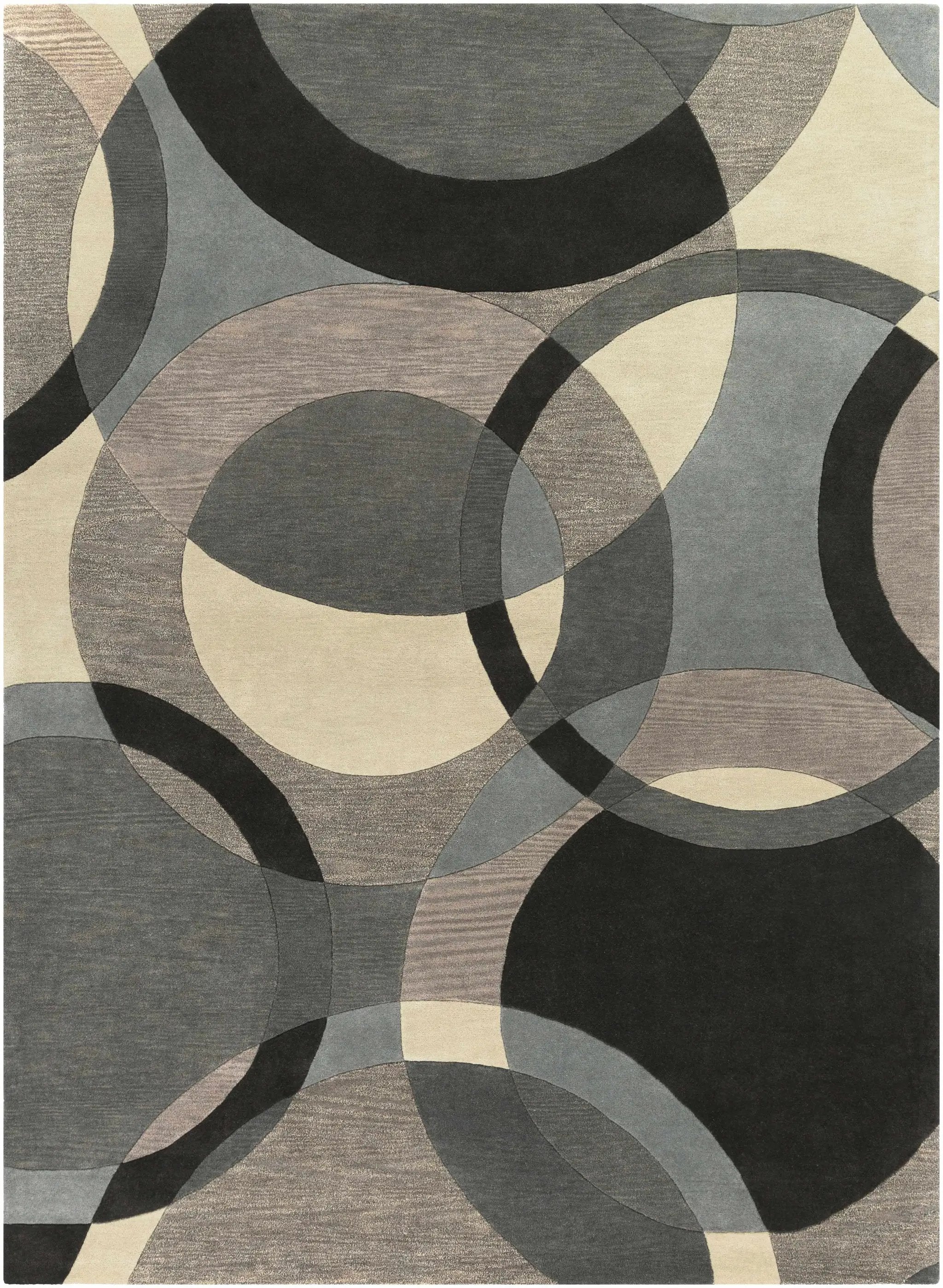 Rilton Gray Wool Carpet by Boutique Rugs