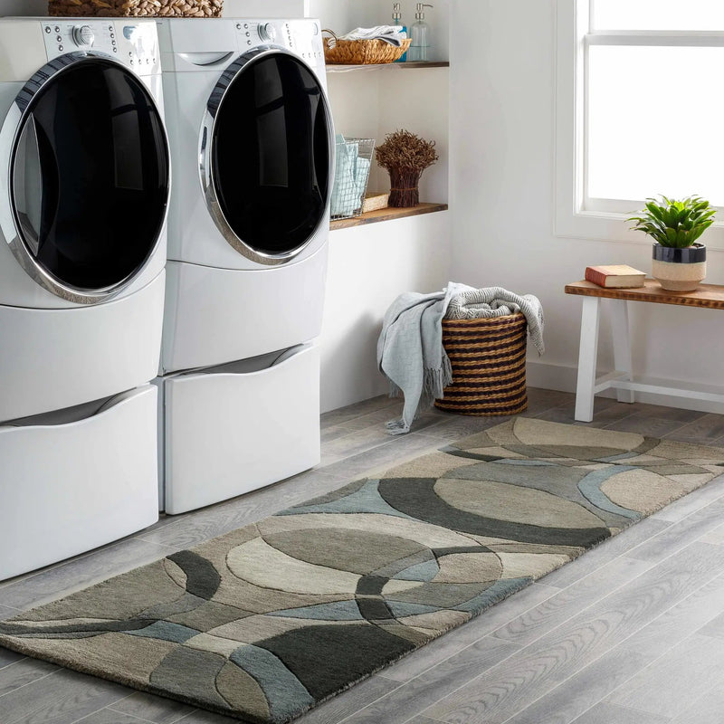Rilton Gray Wool Carpet by Boutique Rugs