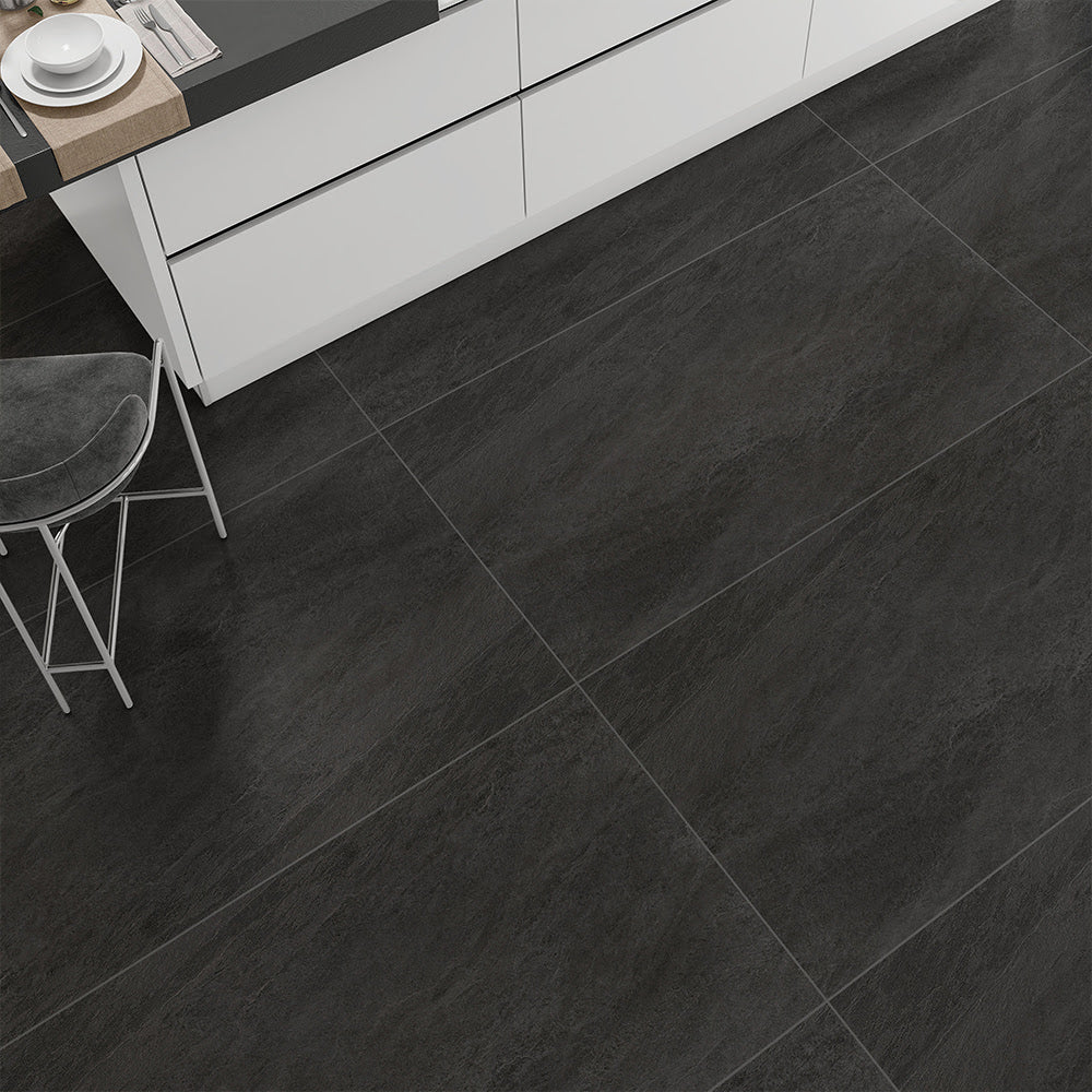 Pizarra Natural Slate Look Porcelain Tiles 12x24 Porcelain Natural 12x24 Tiles — 2