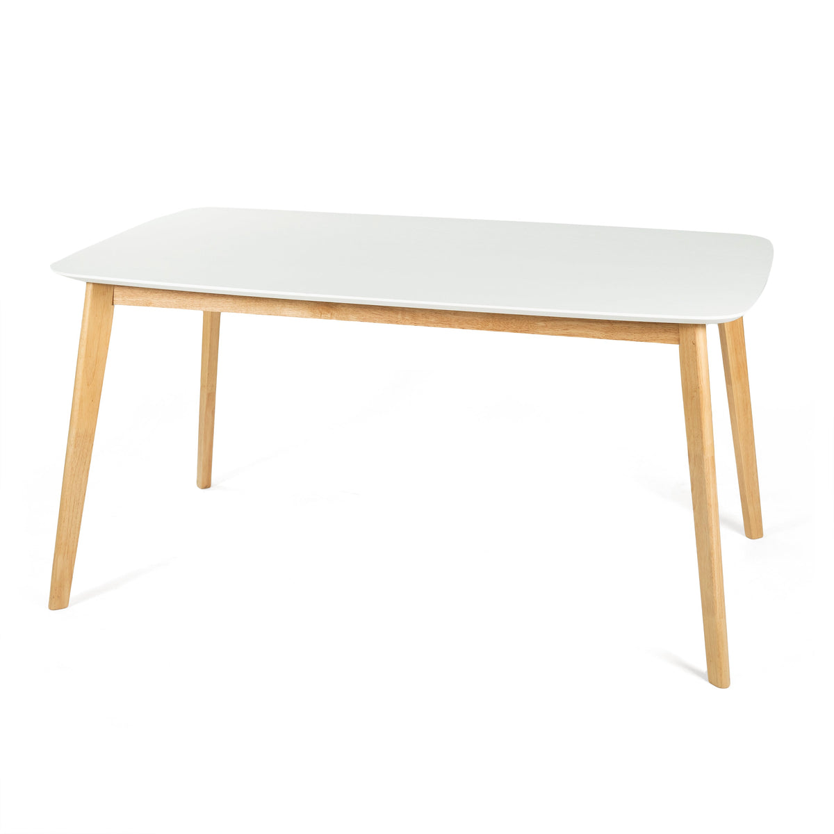 Mid-Century Dining Table with Faux Wood Top - Natural/White, photo 7 of 10