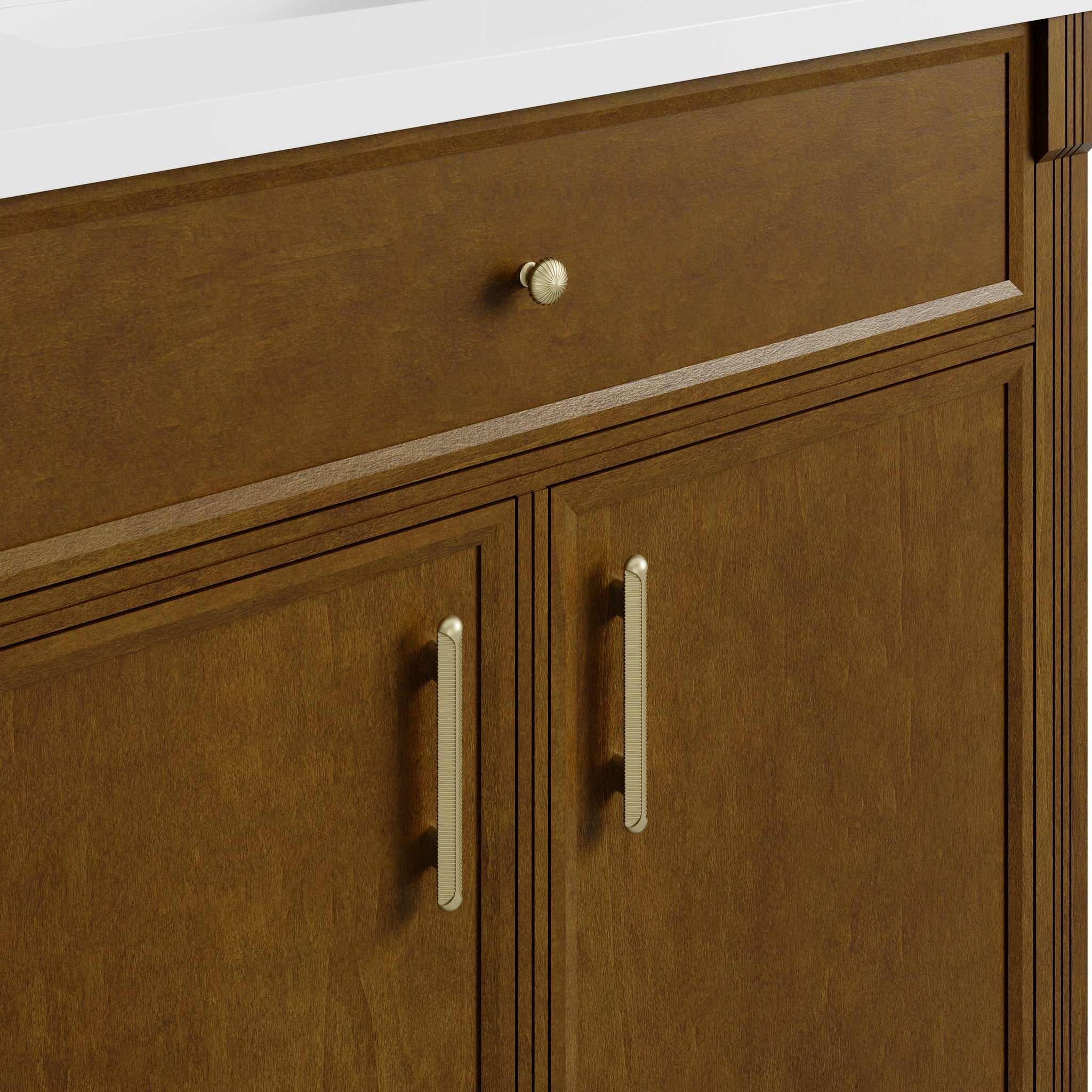 James Martin Bellshire 96" Double Bathroom Vanity, Honey Oak, view 16