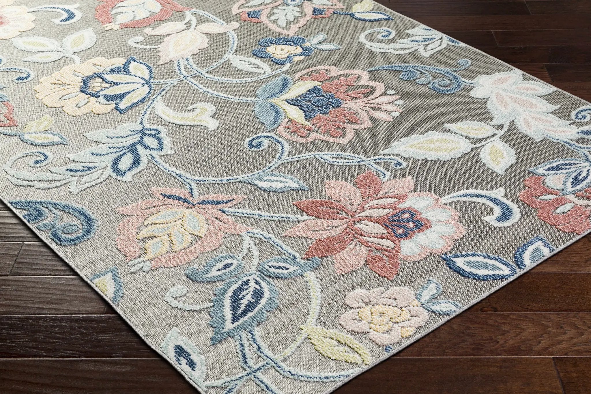 Piers Gray Outdoor Area Rug - Clearance by Boutique Rugs