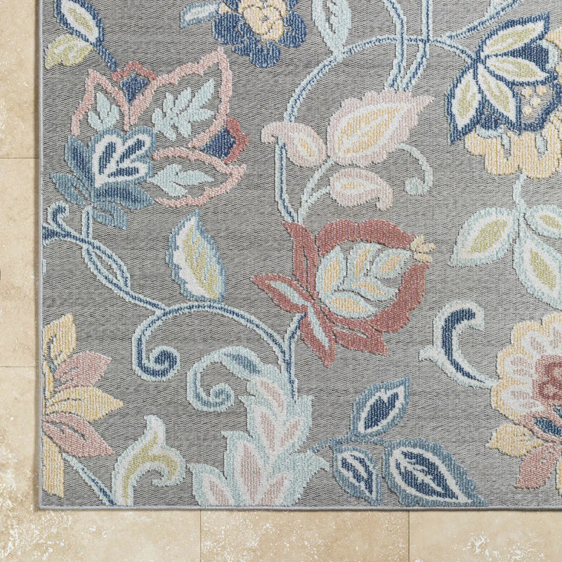 Piers Gray Outdoor Area Rug - Clearance by Boutique Rugs