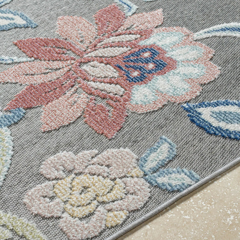 Piers Gray Outdoor Area Rug - Clearance by Boutique Rugs