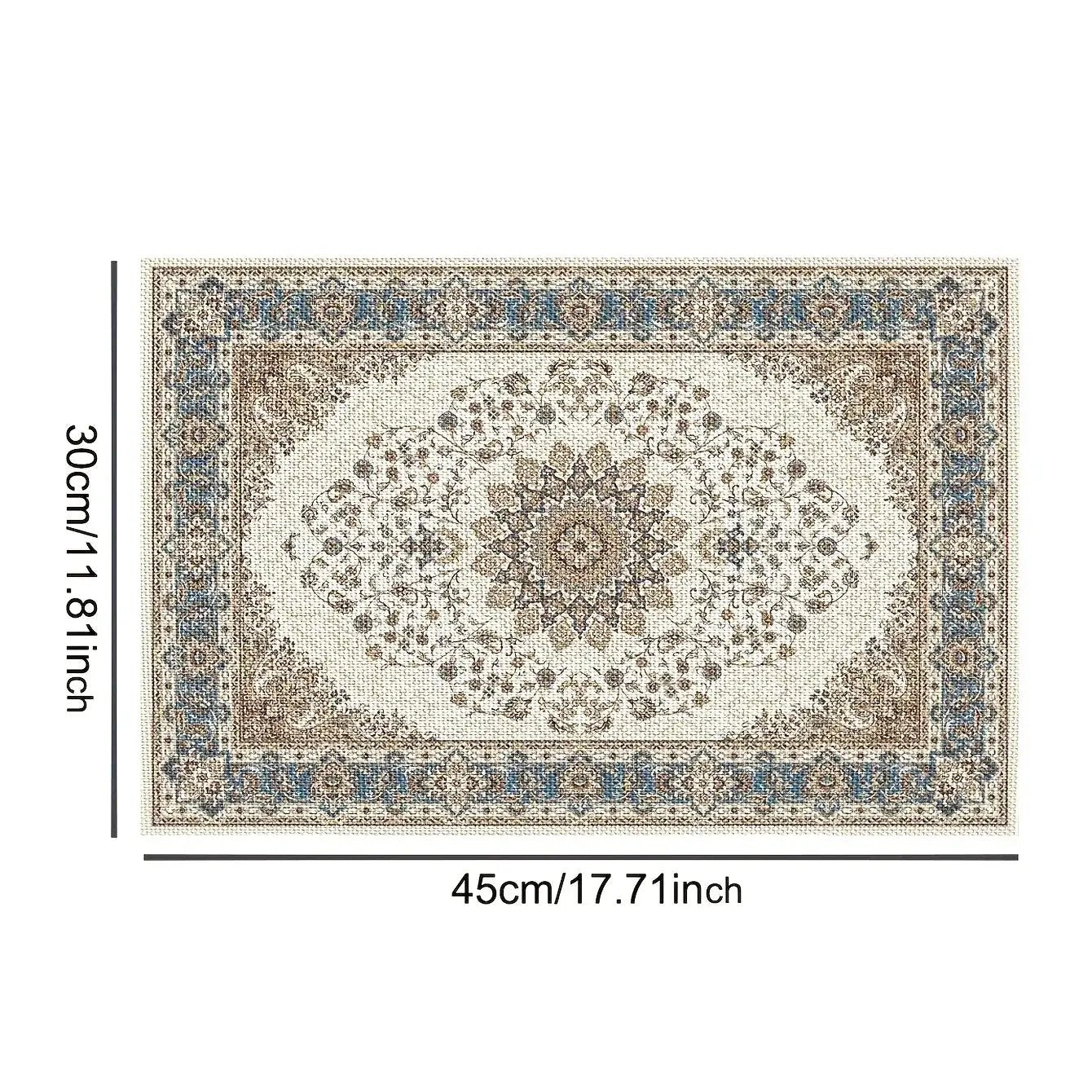 Placemat - Heat Resistant PVC Rectangle by House Of Avana