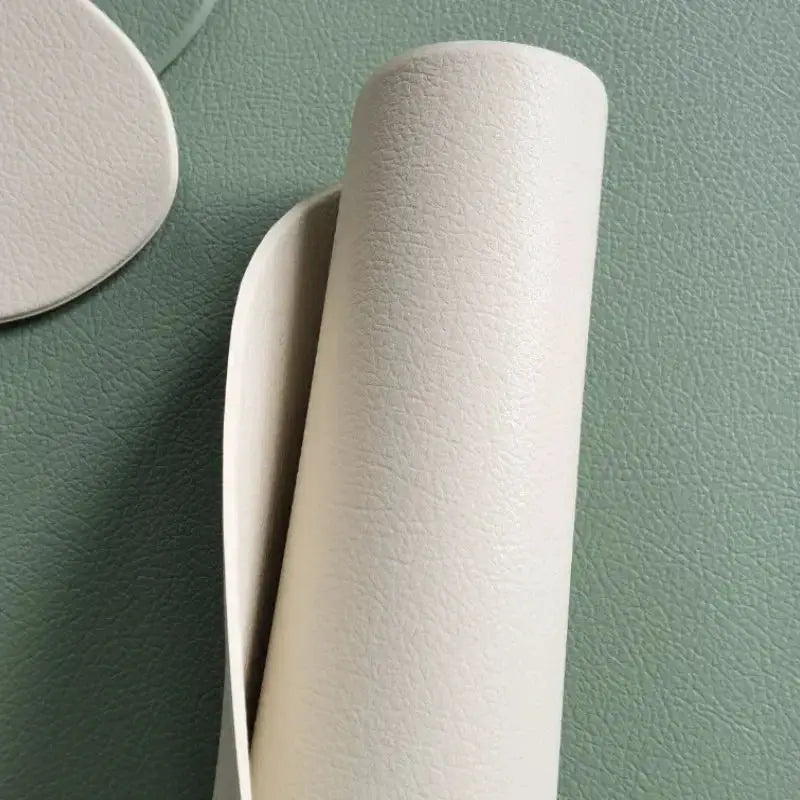 Placemats - Oil-Proof PU Leather Cream Set by House Of Avana