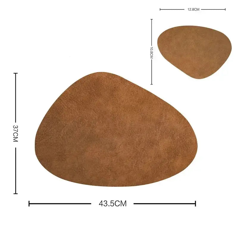 Placemats - Wrinkle Free Faux Leather Nordic by House Of Avana