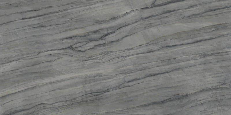 Plane 2.0 Grey Storm Polished Marble Look Porcelain Slab 60x120 6mm close up