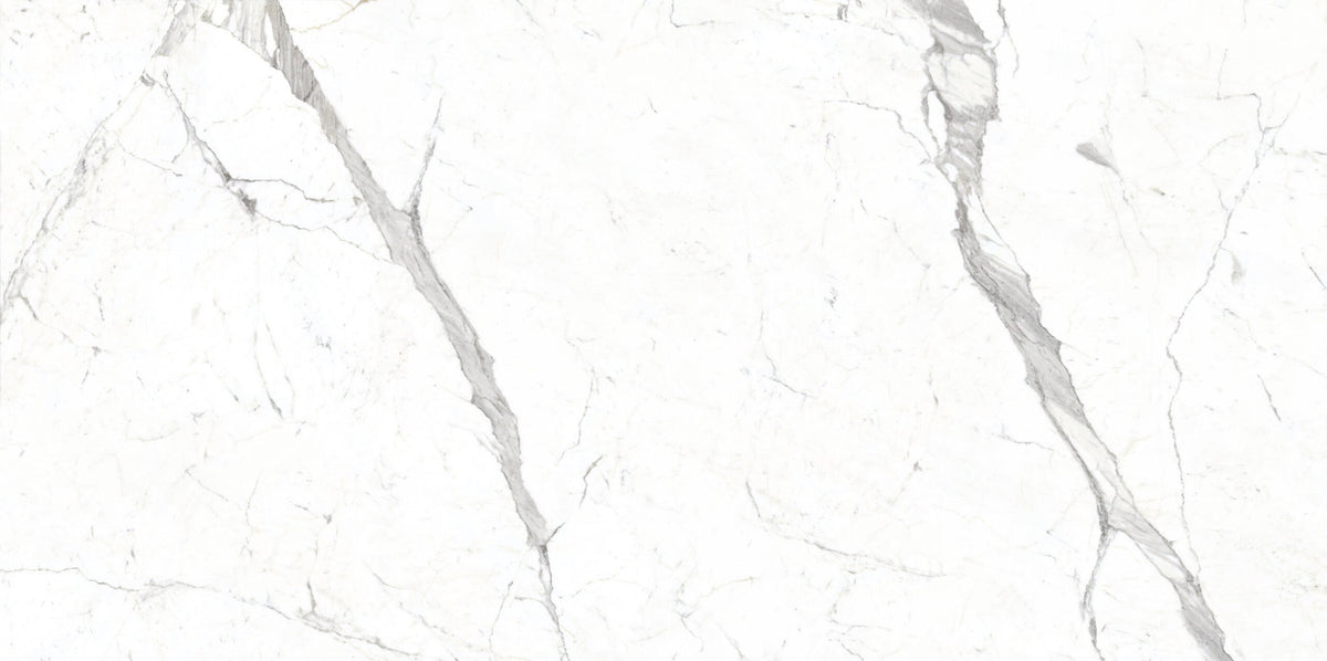 Plane 2.0 Statuarietto Natural Marble Look Porcelain Slab 60x120 6mm close up