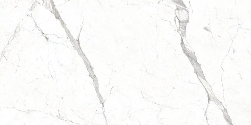 Plane 2.0 Statuarietto Natural Marble Look Porcelain Slab 60x120 6mm close up