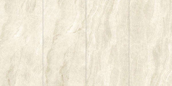 Plane 2.0 Taj Mahal Polished Marble Look Porcelain Slab 60x120 6mm, several pieces laid together