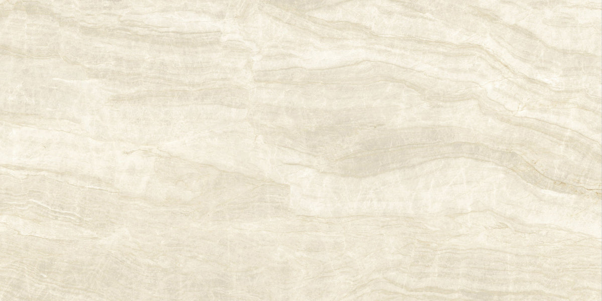 Plane 2.0 Taj Mahal Polished Marble Look Porcelain Slab 60x120 6mm close up