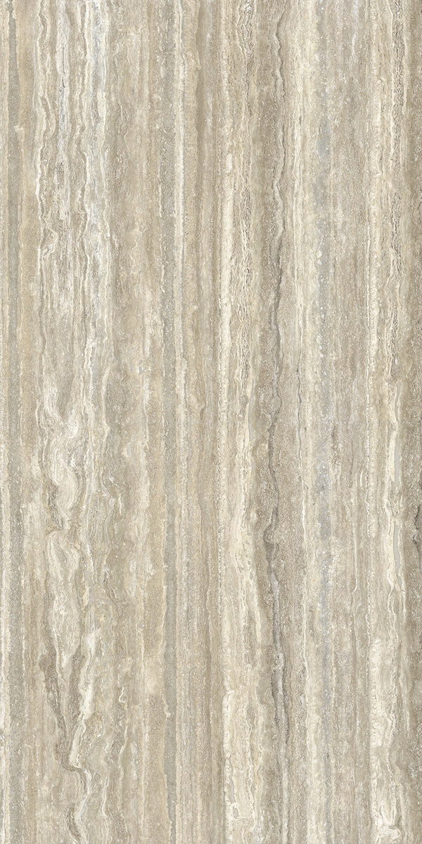 Plane Travertino Vena Natural Marble Look Porcelain Slab 60x120 6mm