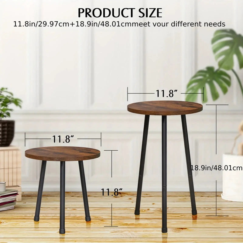 Plant Stand - Mid-Century Wooden Small by House Of Avana