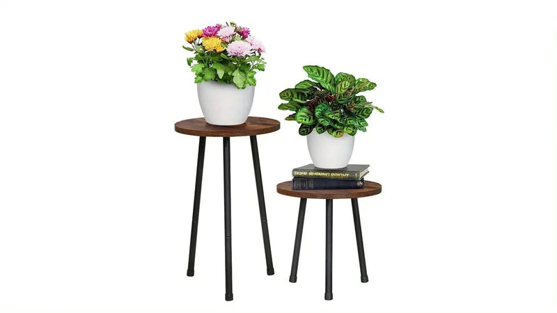 Plant Stand - Mid-Century Wooden Small by House Of Avana