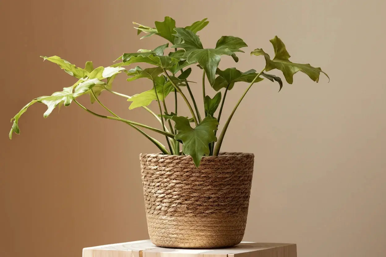 Planter - Woven Seaweed Large by House Of Avana
