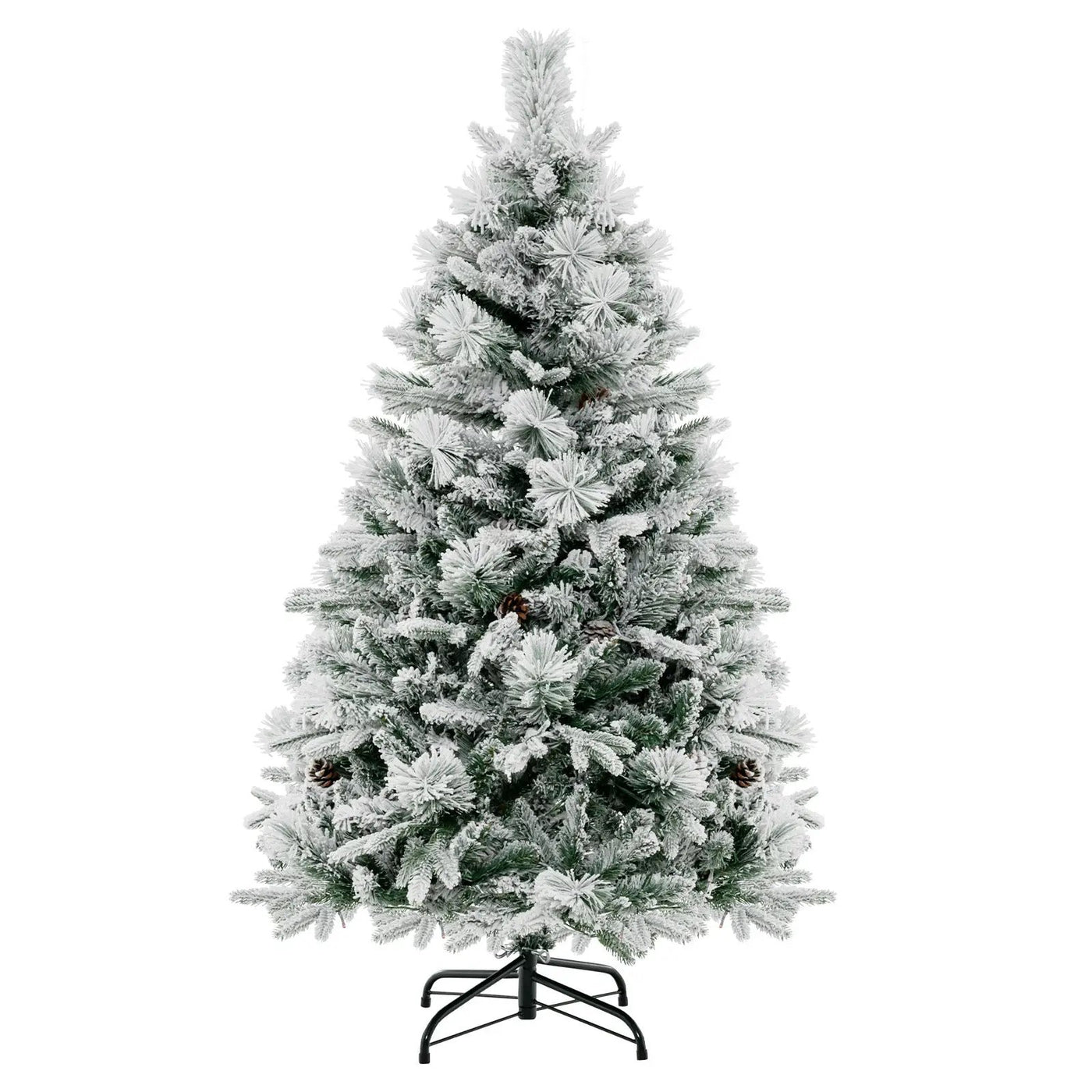 4.5/6/7 Feet Artificial Xmas Tree with Pine Needles and LED Lights by DirectDeals