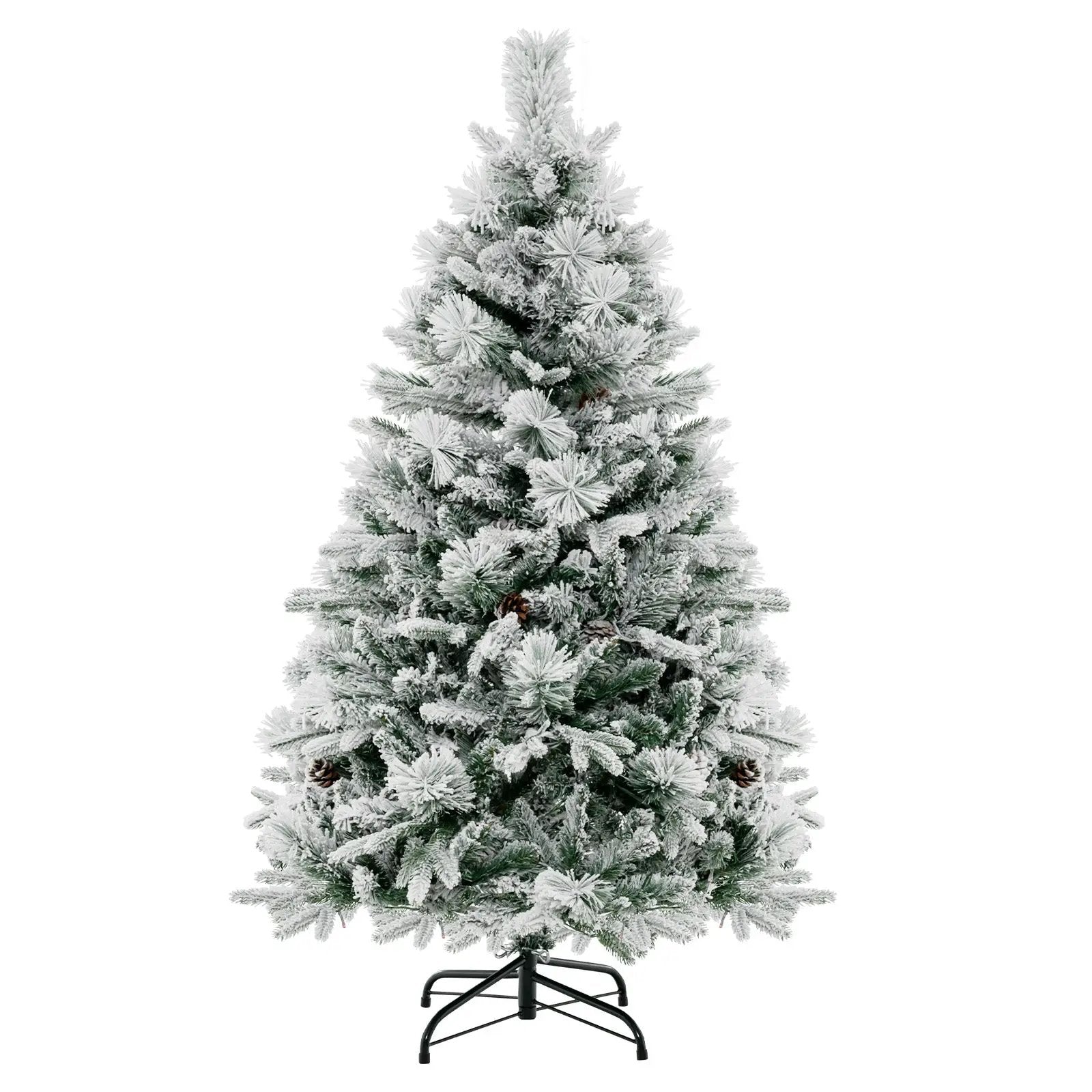 4.5/6/7 Feet Artificial Xmas Tree with Pine Needles and LED Lights by DirectDeals