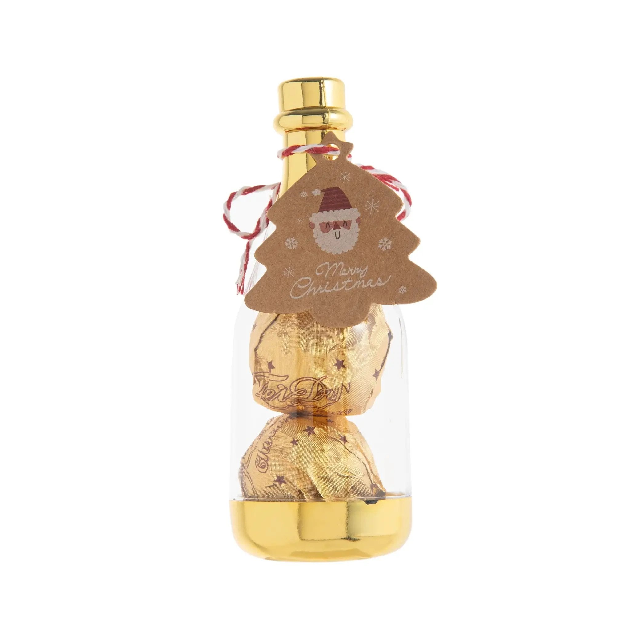 Plastic Champagne Bottle Candy Boxes - 12pcs Vintage Design by House Of Avana