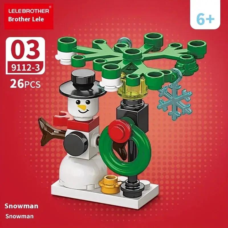 Plastic Christmas Building Blocks Set, 10-in-1 Mini Models with 352pcs by House Of Avana