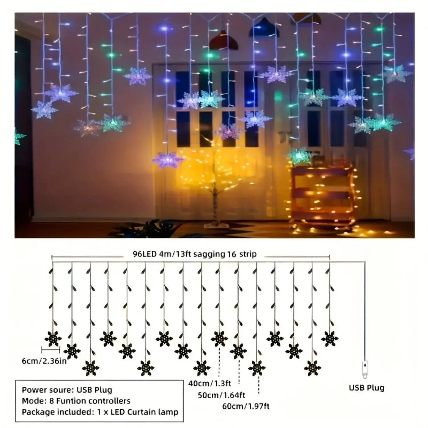 Plastic Electric Christmas Train Set with Lights and Sound by House Of Avana