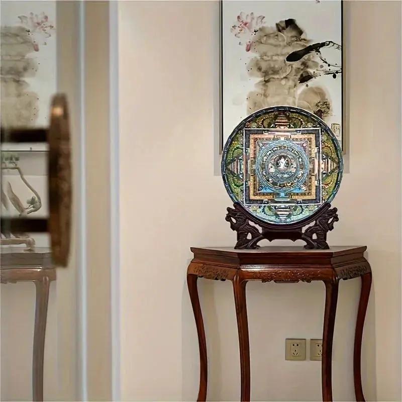 Plate - Ceramic Western Bodhisattva Tray by House Of Avana