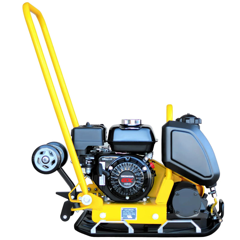 5.5 HP Honda Vibratory Plate Compactor 23x17" for Soil Asphalt Paver Compaction by Tomahawk Power