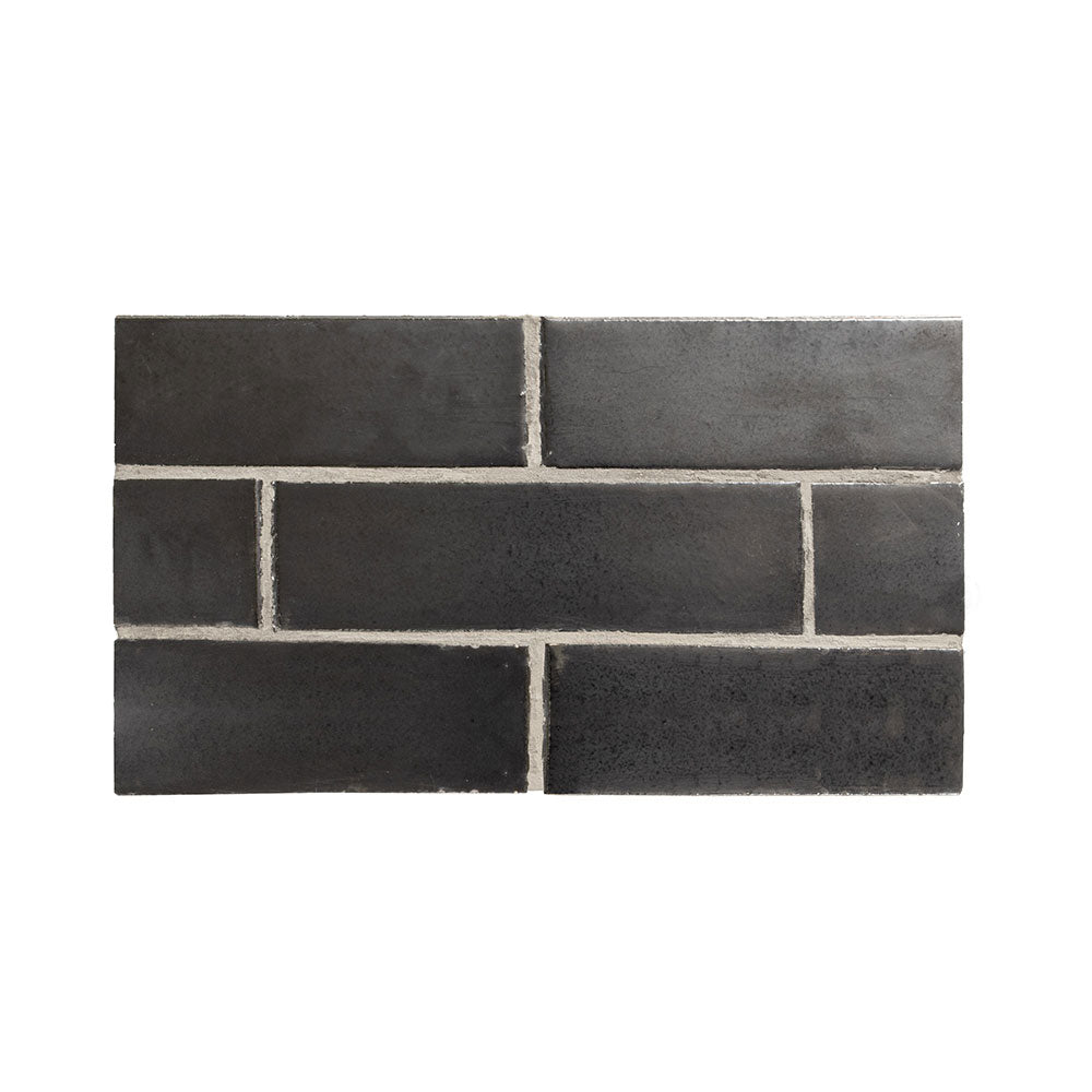 Platino Matte Glazed Terracotta Tiles 2 1/8x7 1/2 Thin Brick Matte 4x8 Tiles