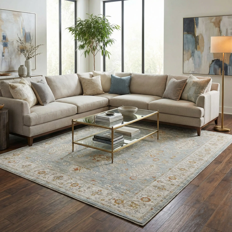 Camrose Thick Luxe Statement Rug by Boutique Rugs