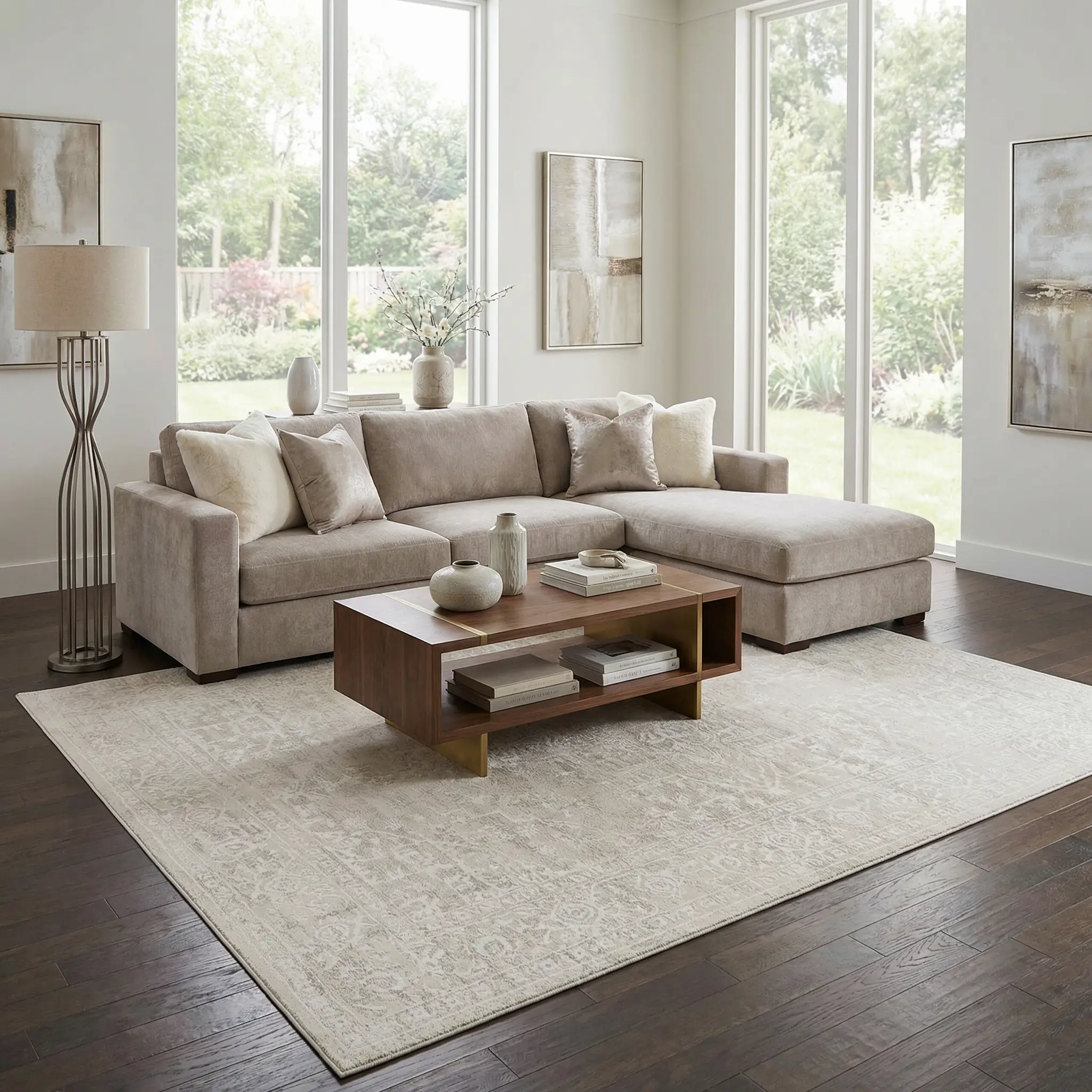 Bolsover Faux Silk Rug by Boutique Rugs
