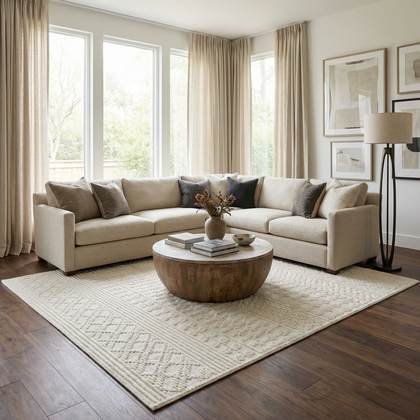 Drago White Washable Area Rug by Boutique Rugs
