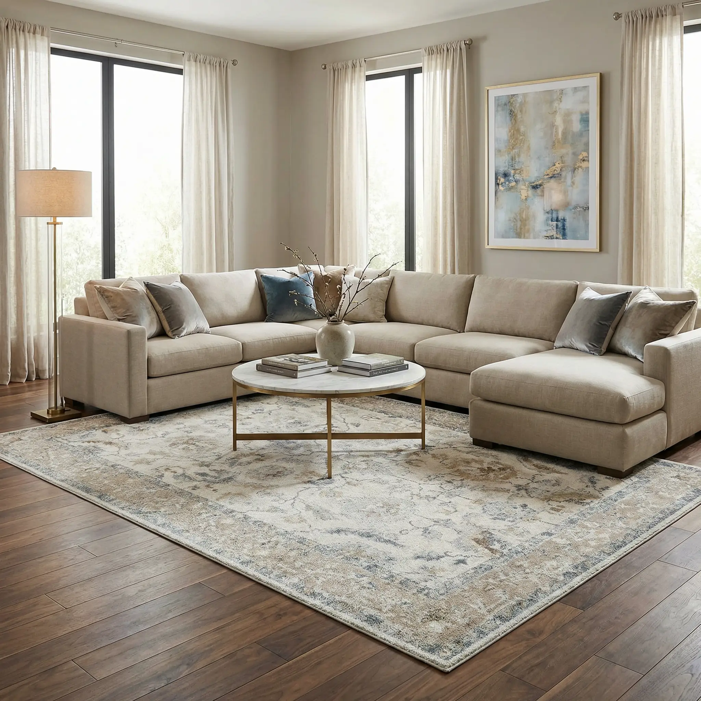 Uriel Thick Luxe Rug by Boutique Rugs