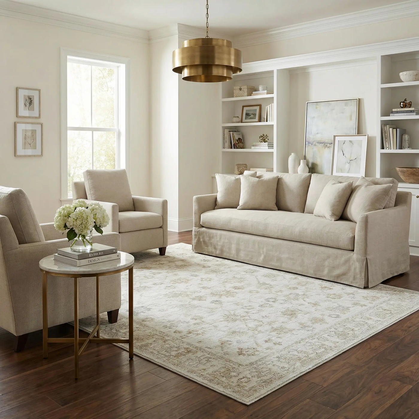 Sashi Ivory Luxe Area Rug - Clearance by Boutique Rugs