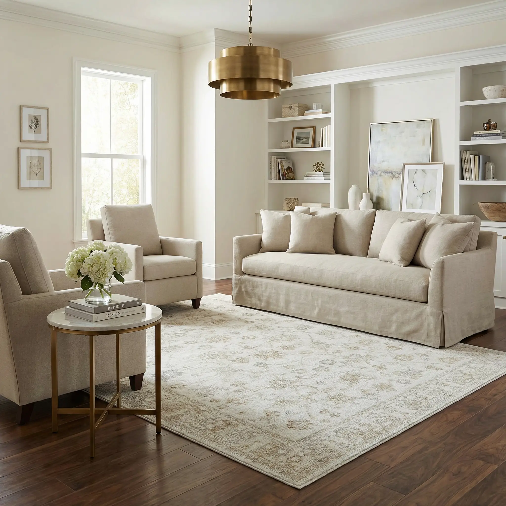 Sashi Ivory Luxe Area Rug - Clearance by Boutique Rugs