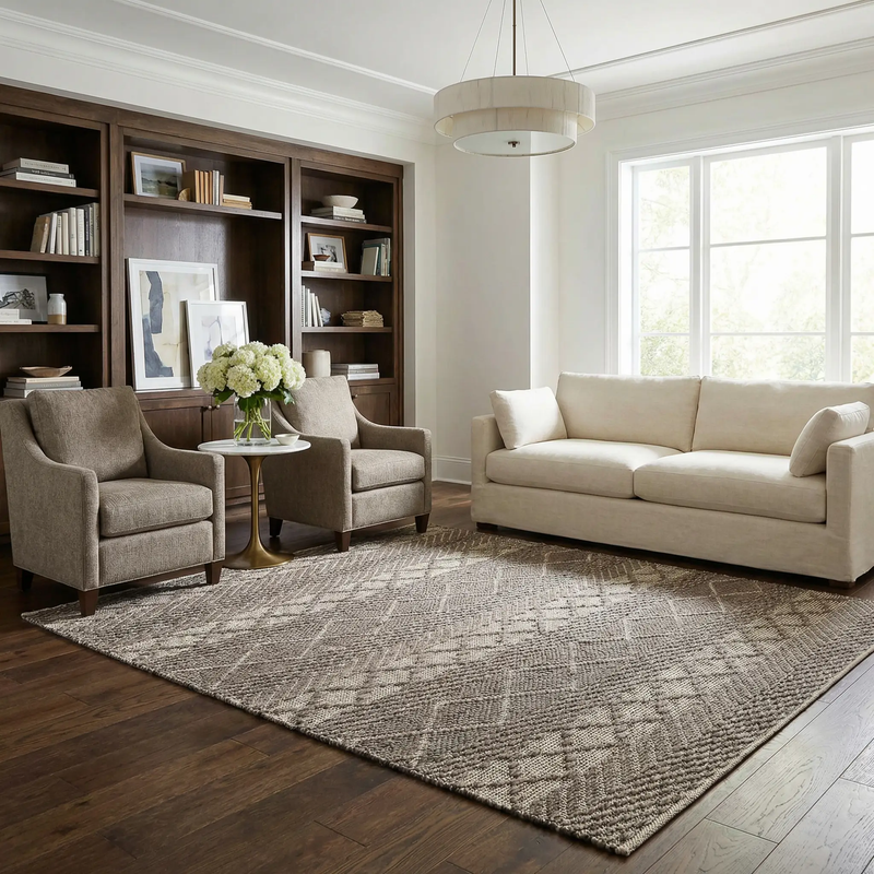 Abuyon Jute Carpet - Clearance by Boutique Rugs