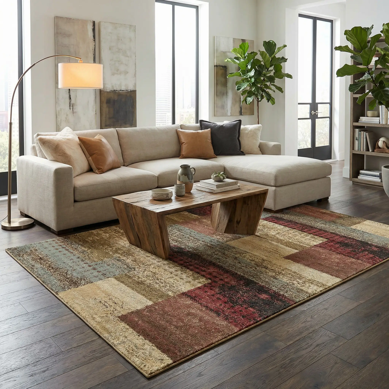 Sentinel Riley Geometric Rug by Boutique Rugs