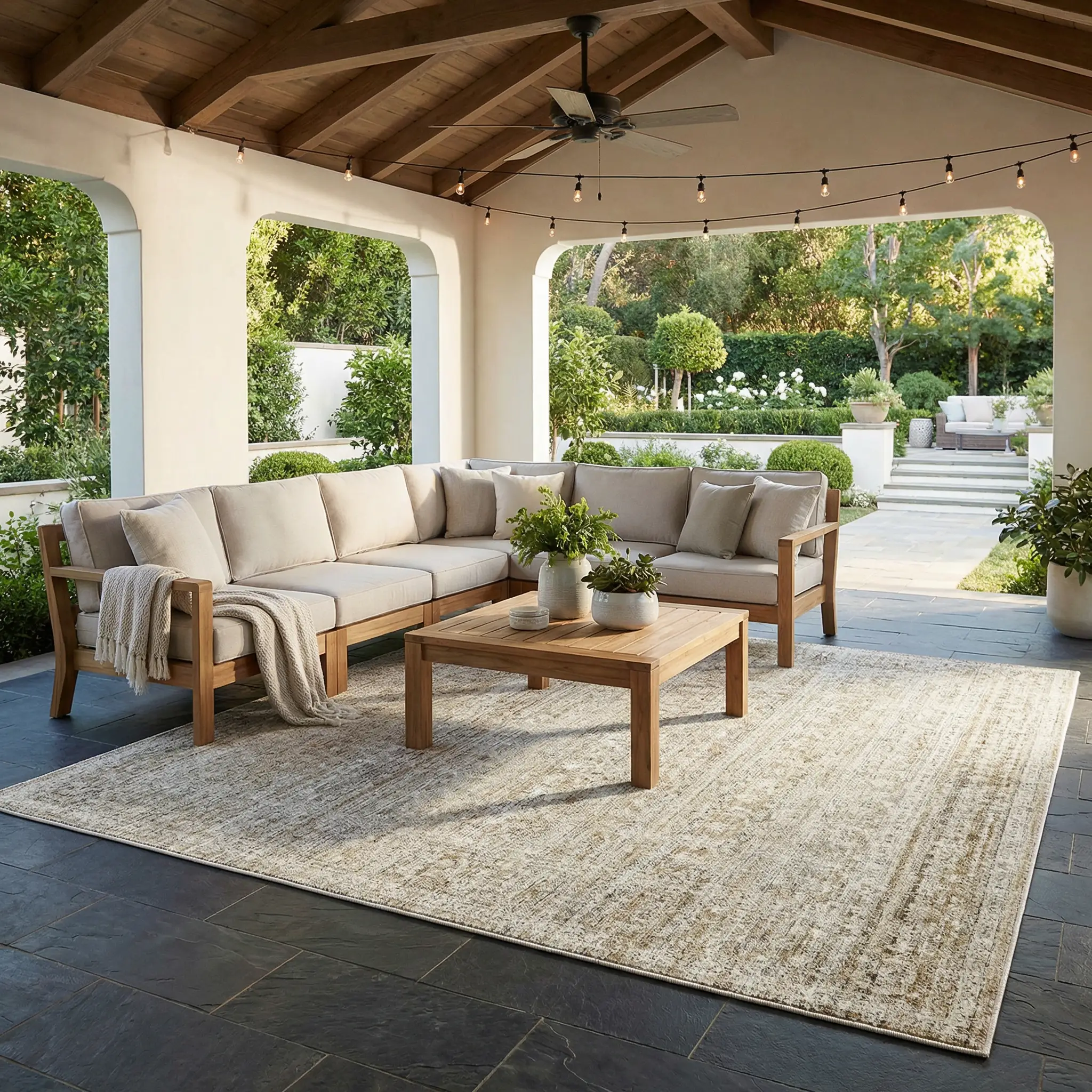 Margaret Outdoor Machine Woven Becki Owens x LIVABLISS BOMG-2311 Washable Area Rug by Boutique Rugs
