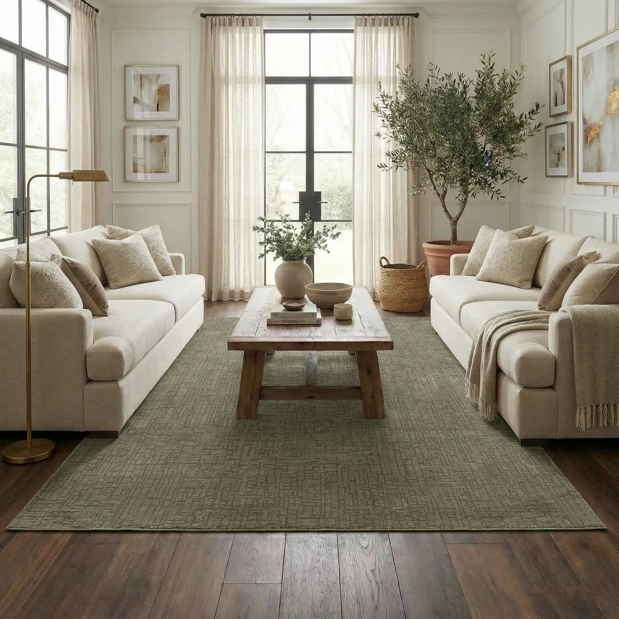 Leanna Green Washable Area Rug by Boutique Rugs