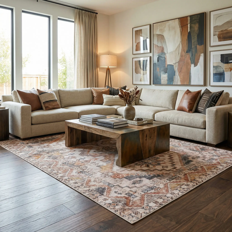 Isugod Washable Area Rug - Clearance by Boutique Rugs