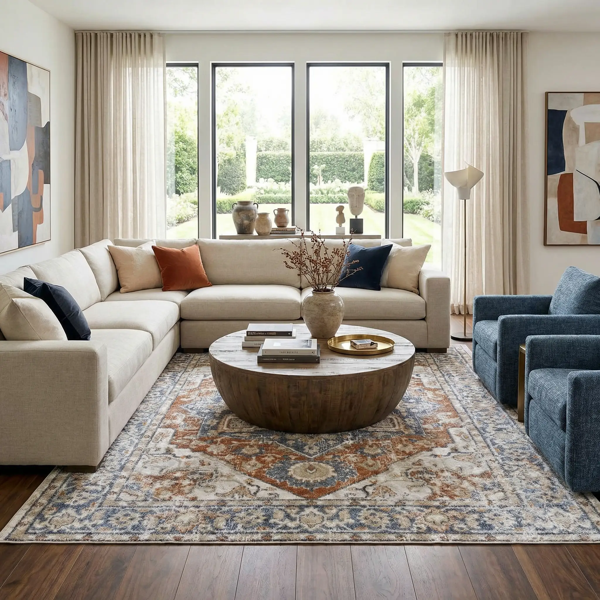 Erna Washable Area Rug - Clearance by Boutique Rugs
