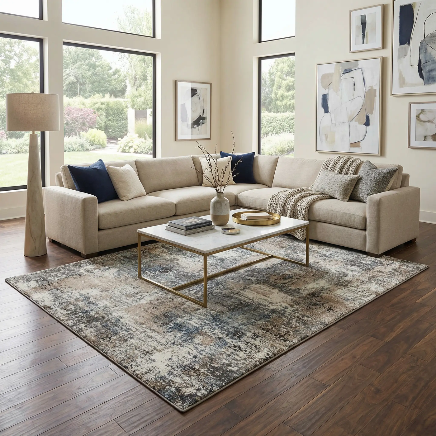 Culasian Luxe Thick Area Rug by Boutique Rugs