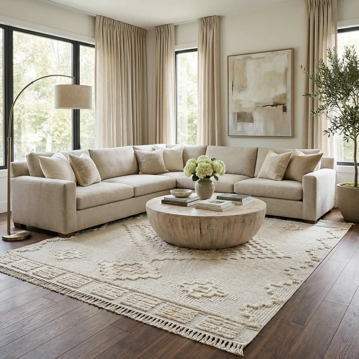 Rosales High-Low Rustic Rug by Boutique Rugs