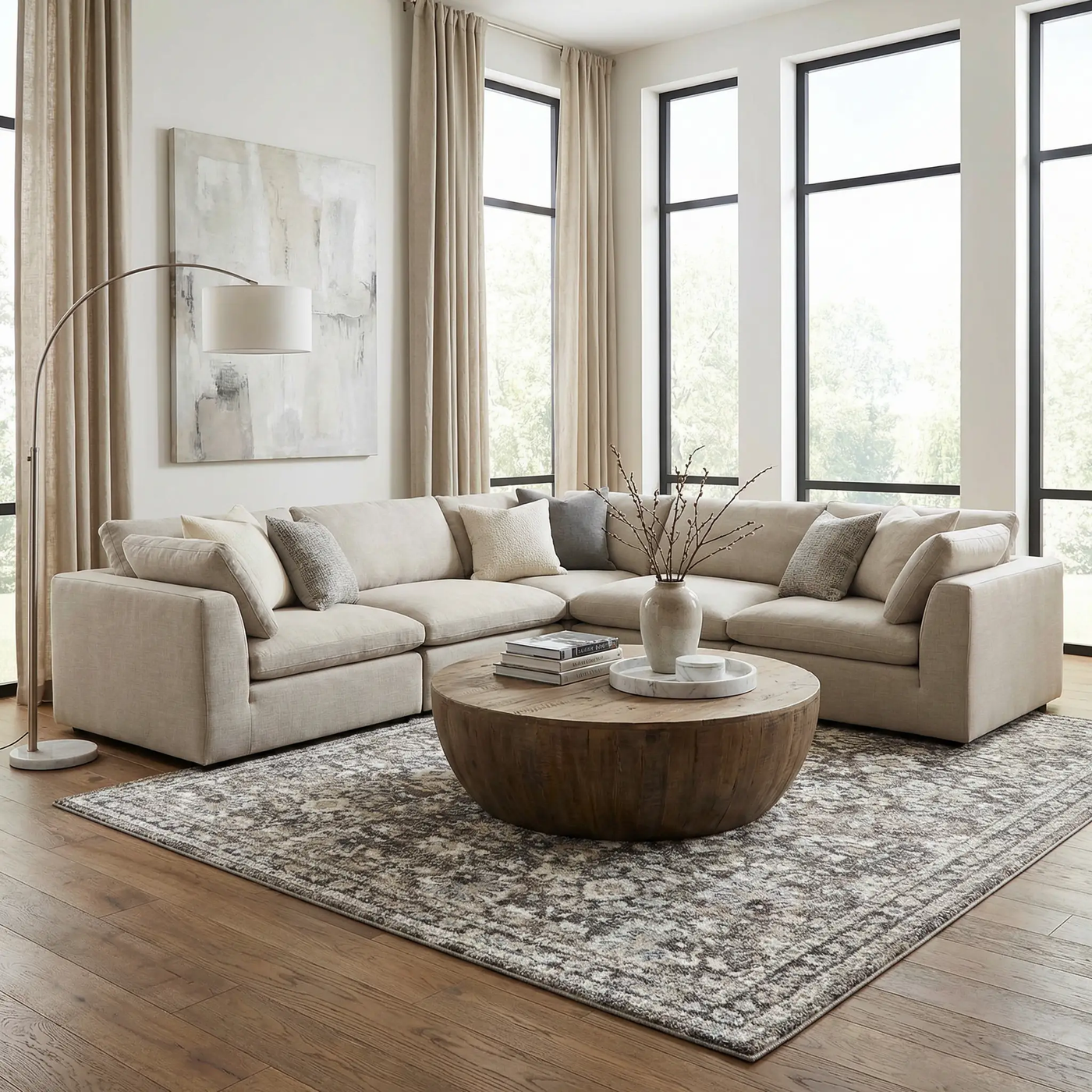Talihina Brown Luxe Damask Rug by Boutique Rugs