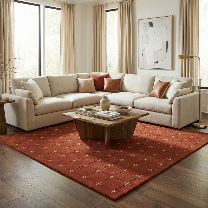 Sanvi Wool Area Rug by Boutique Rugs