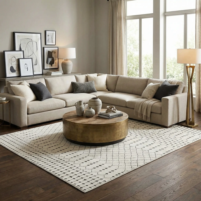 Chubbuck Moroccan Trellis Rug - Clearance by Boutique Rugs