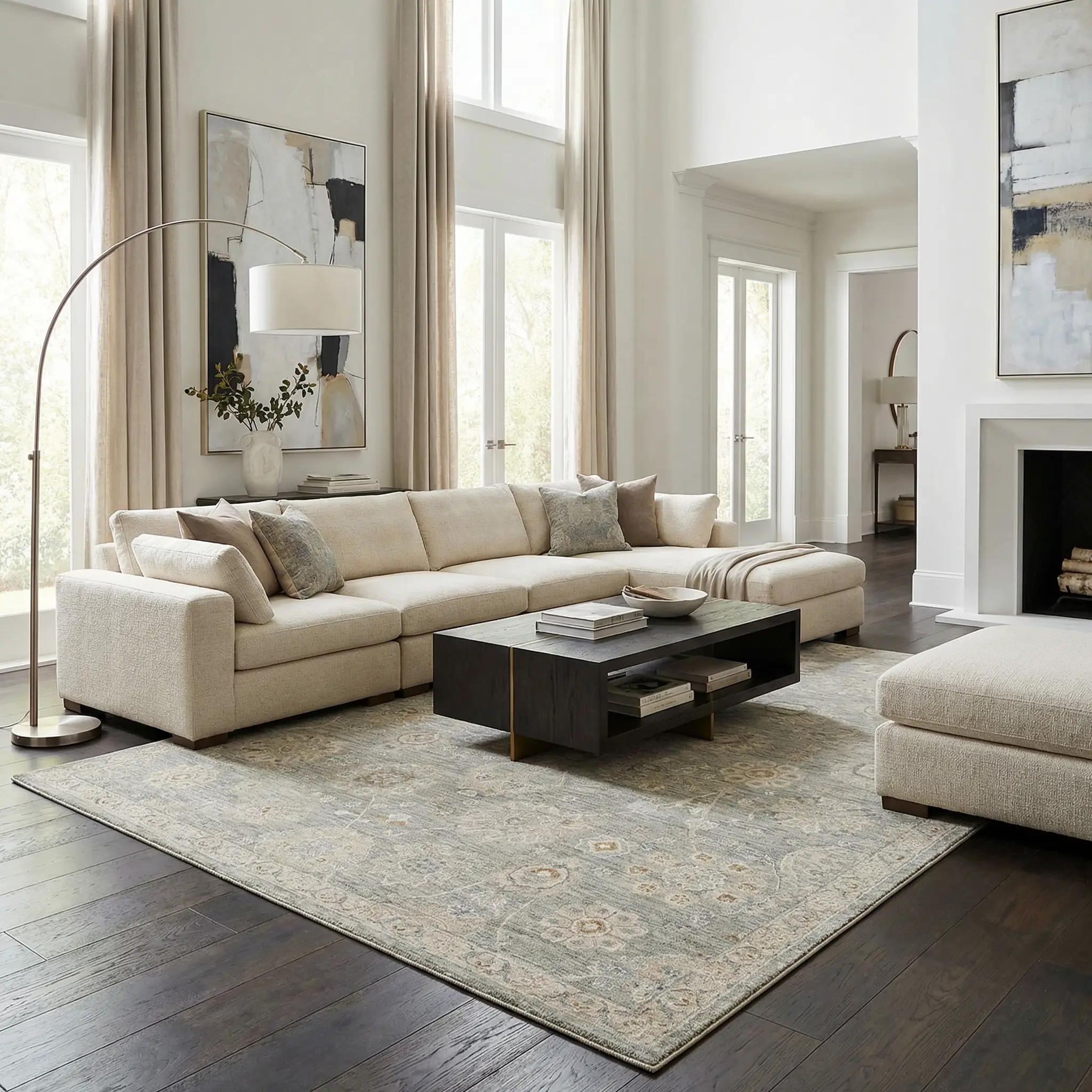Wurtulla Thick Luxe Statement Rug by Boutique Rugs