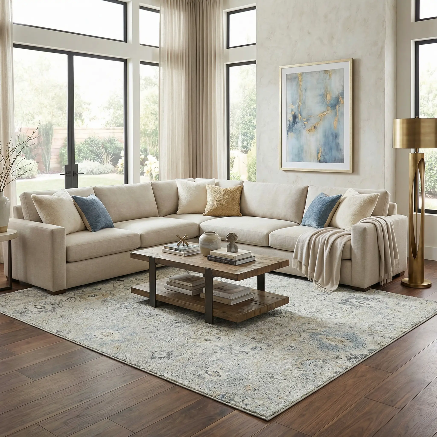 Tirfe Thick Luxe Rug by Boutique Rugs