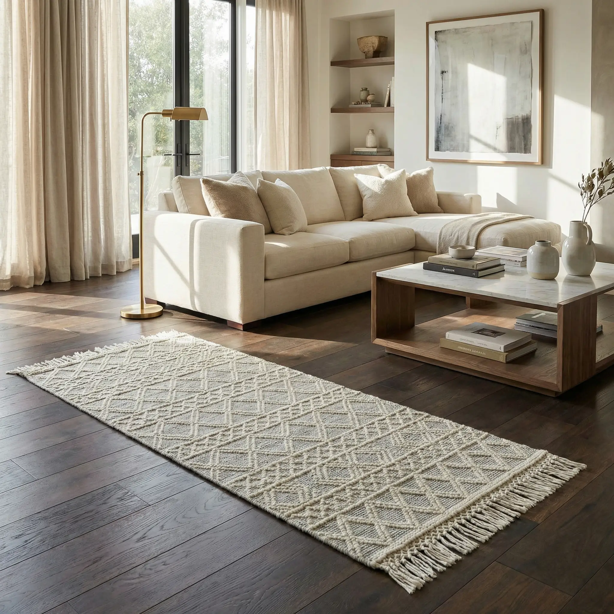 Cameo Scandi Wool Rug - Clearance by Boutique Rugs