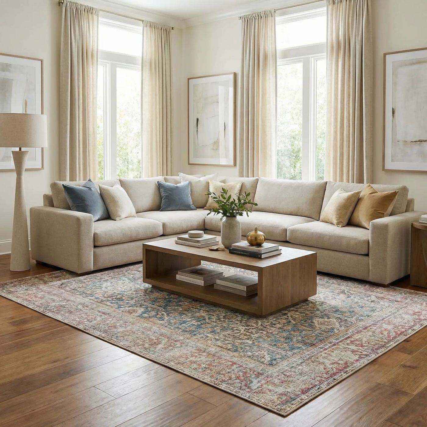 Avel Washable Area Rug - Clearance by Boutique Rugs