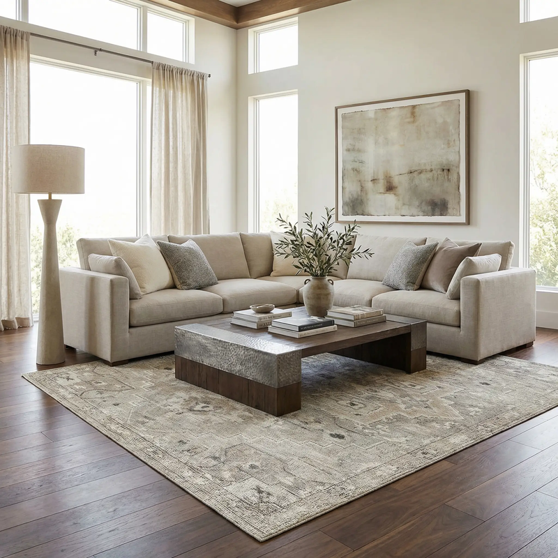 Elle Machine Woven Becki Owens x LIVABLISS BOEC-2301 Area Rug by Boutique Rugs